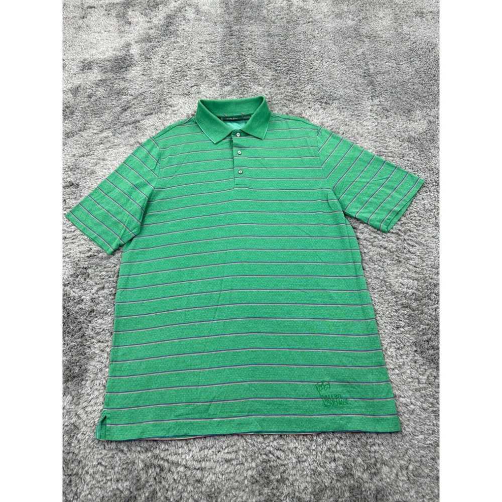 Vintage Bobby Jones Shirt Mens Large Green Stripe… - image 1
