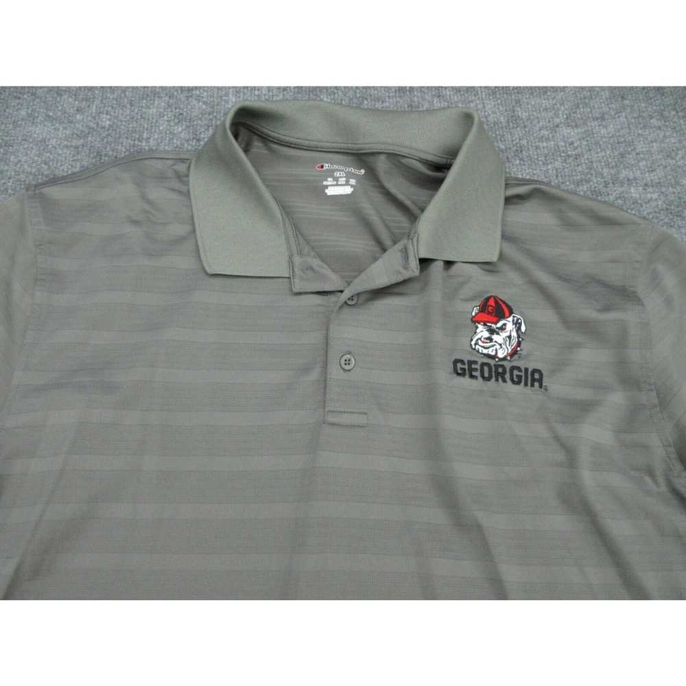 Champion Georgia Bulldogs Polo Shirt Mens 2XL Gra… - image 3