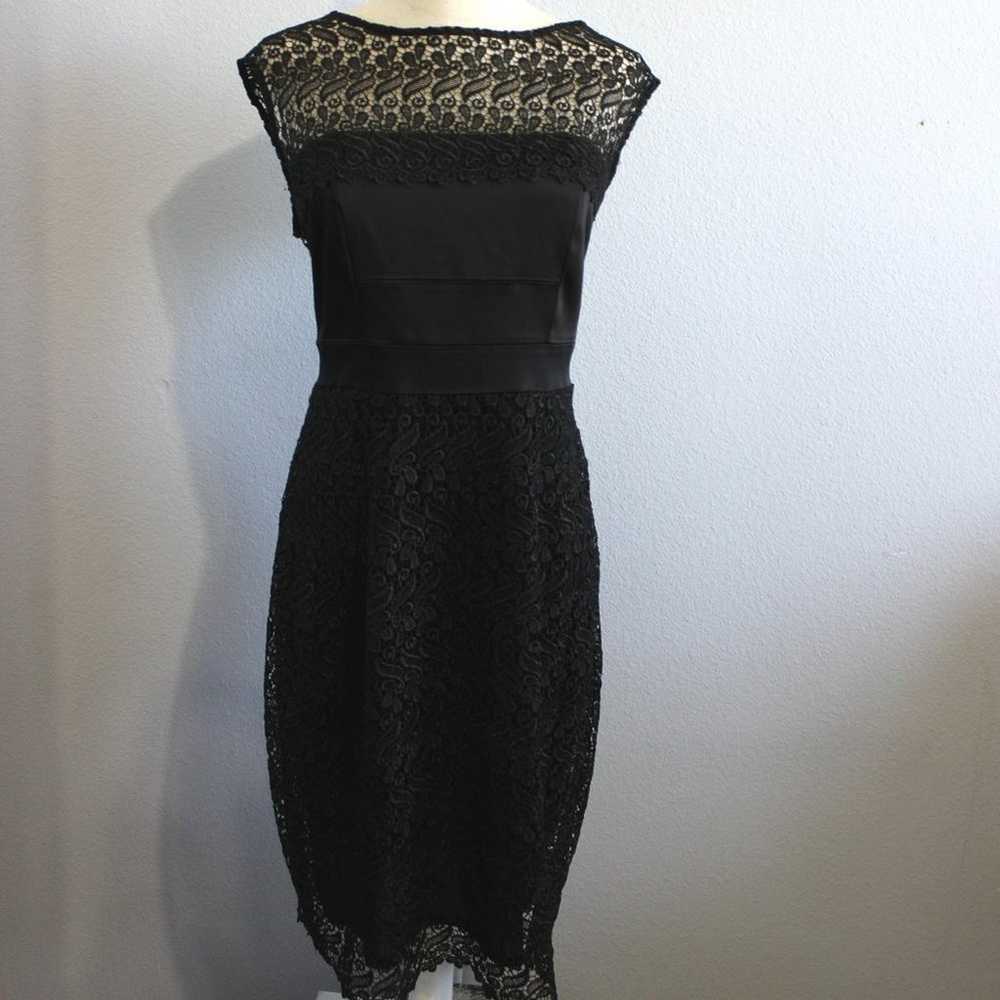 Amazing Lace Little Black Dress Size 10 - image 1