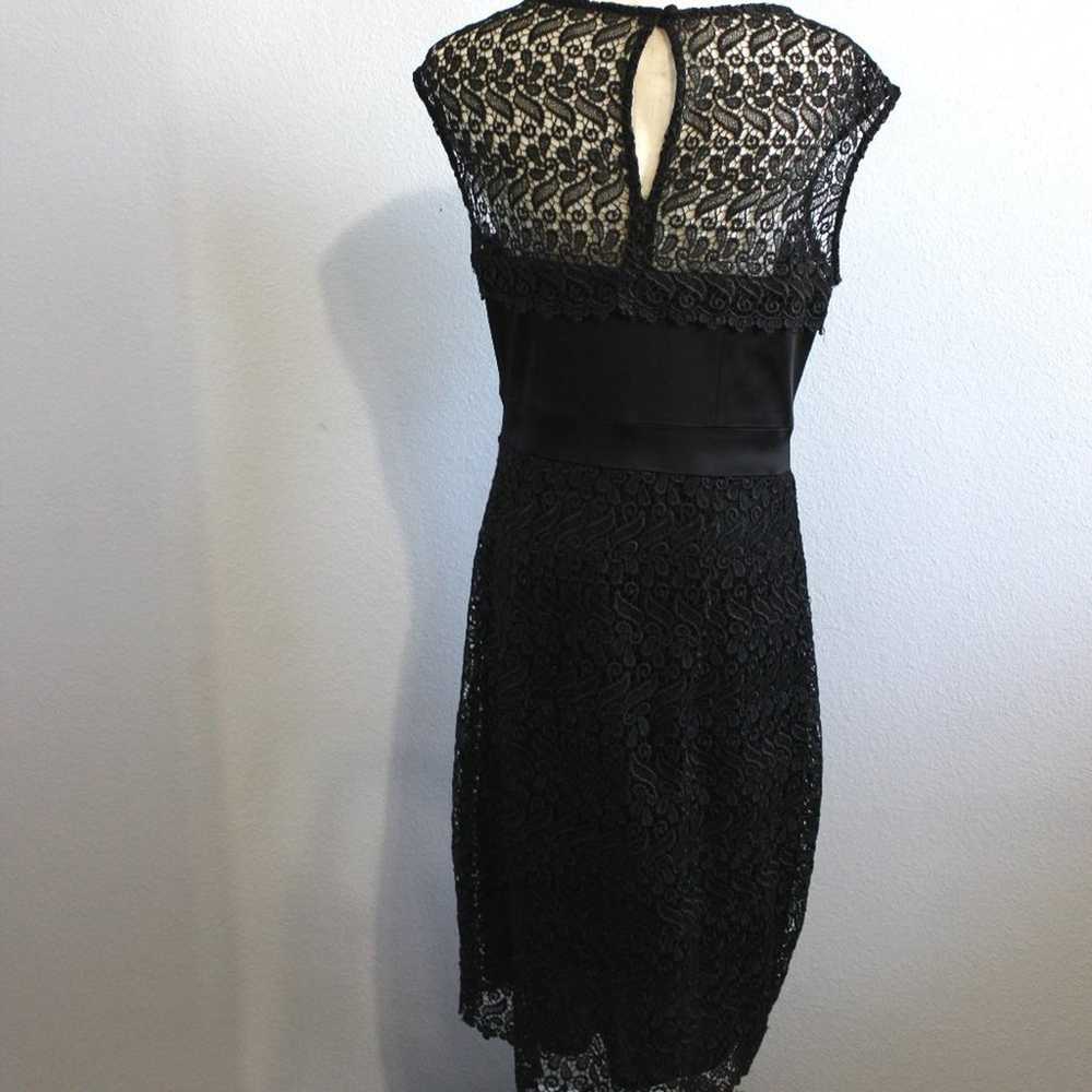 Amazing Lace Little Black Dress Size 10 - image 7
