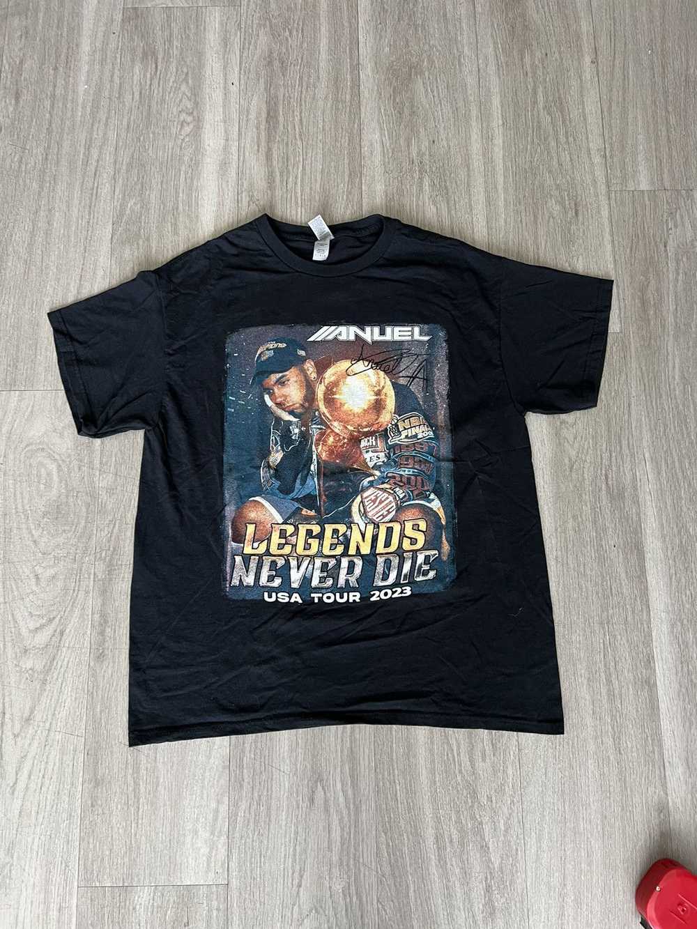 Gildan × Tour Tee ANUEL legends never die tour sh… - image 2