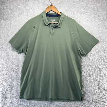 Rhone Rhone Polo Shirt Men's Extra Large Green Str