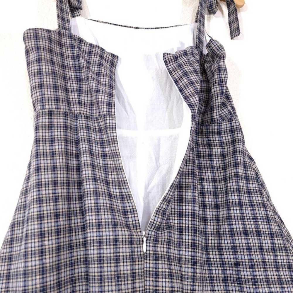 URBAN OUTFITTERS UO Plaid Tie-Shoulder Mini Dress… - image 6