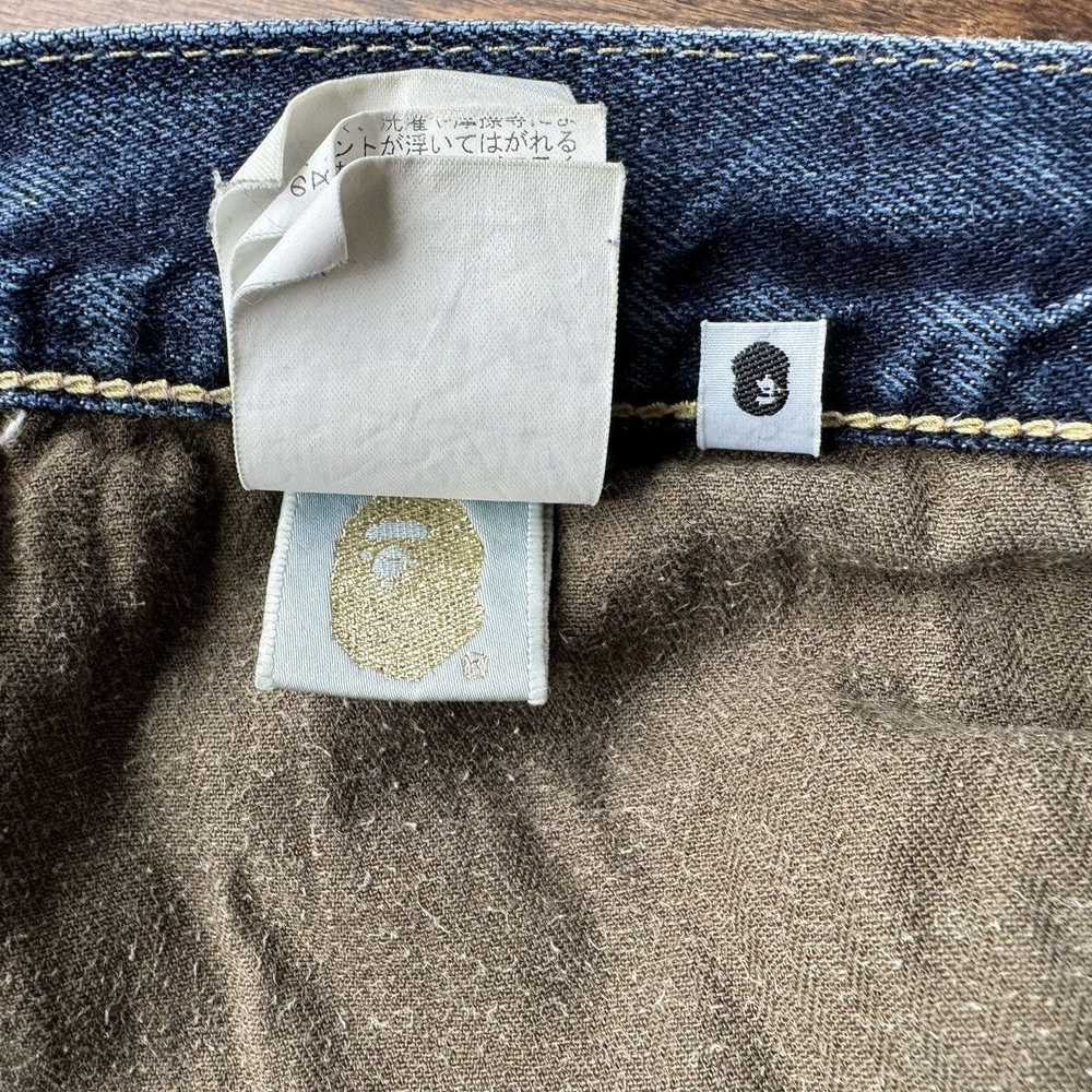 Bape × Vintage Bapesta Denim Jeans - image 8