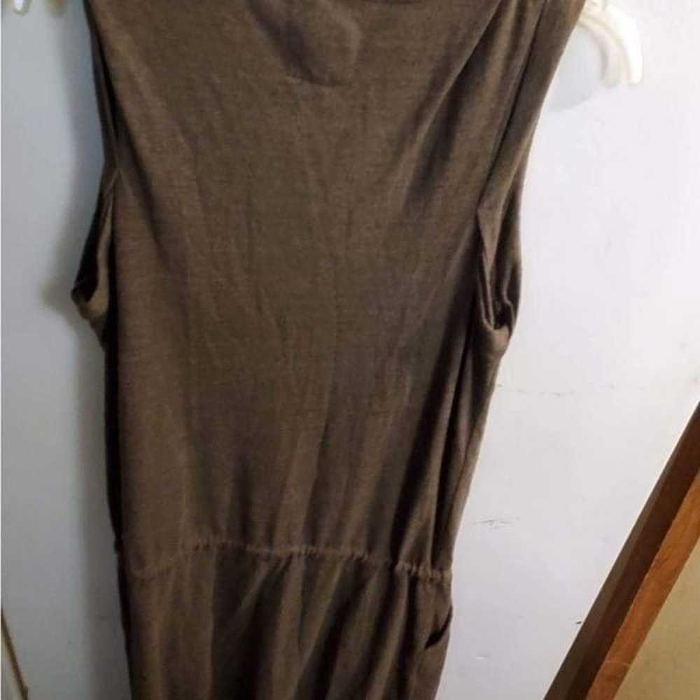 Chesor size large sleeveless gray T-shirt dress k… - image 3