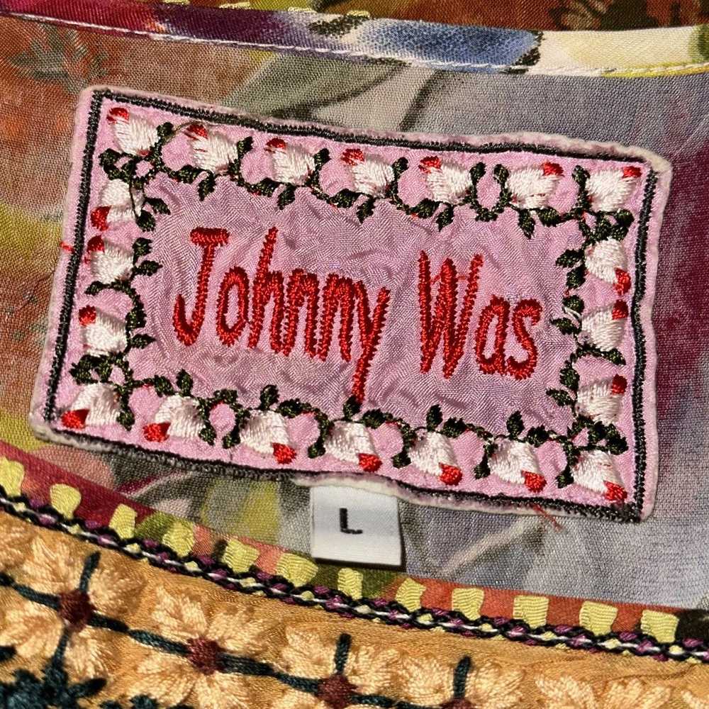 Johnny Was Johnny Was multicolor floral tunic blo… - image 6