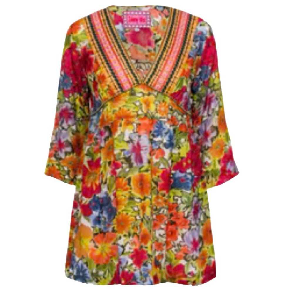 Johnny Was Johnny Was multicolor floral tunic blo… - image 8