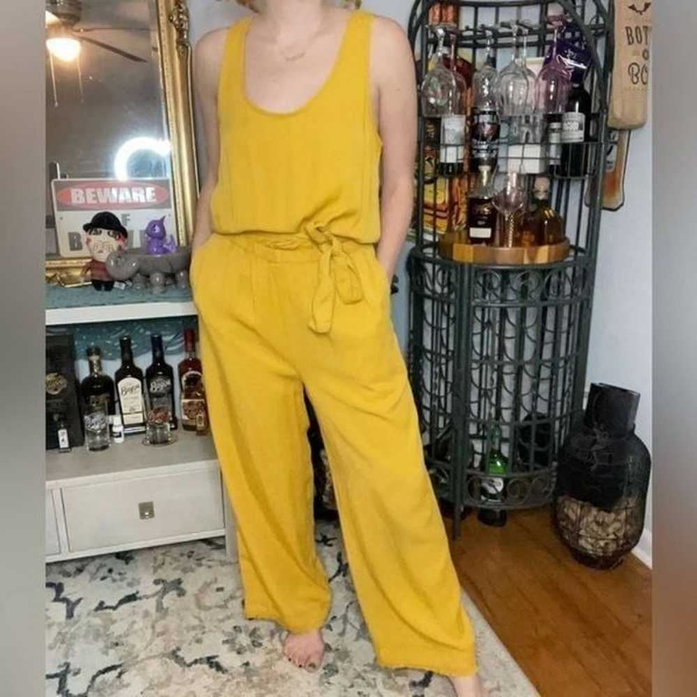 C&C California Relaxed Yellow Jumpsuit Romper - image 1
