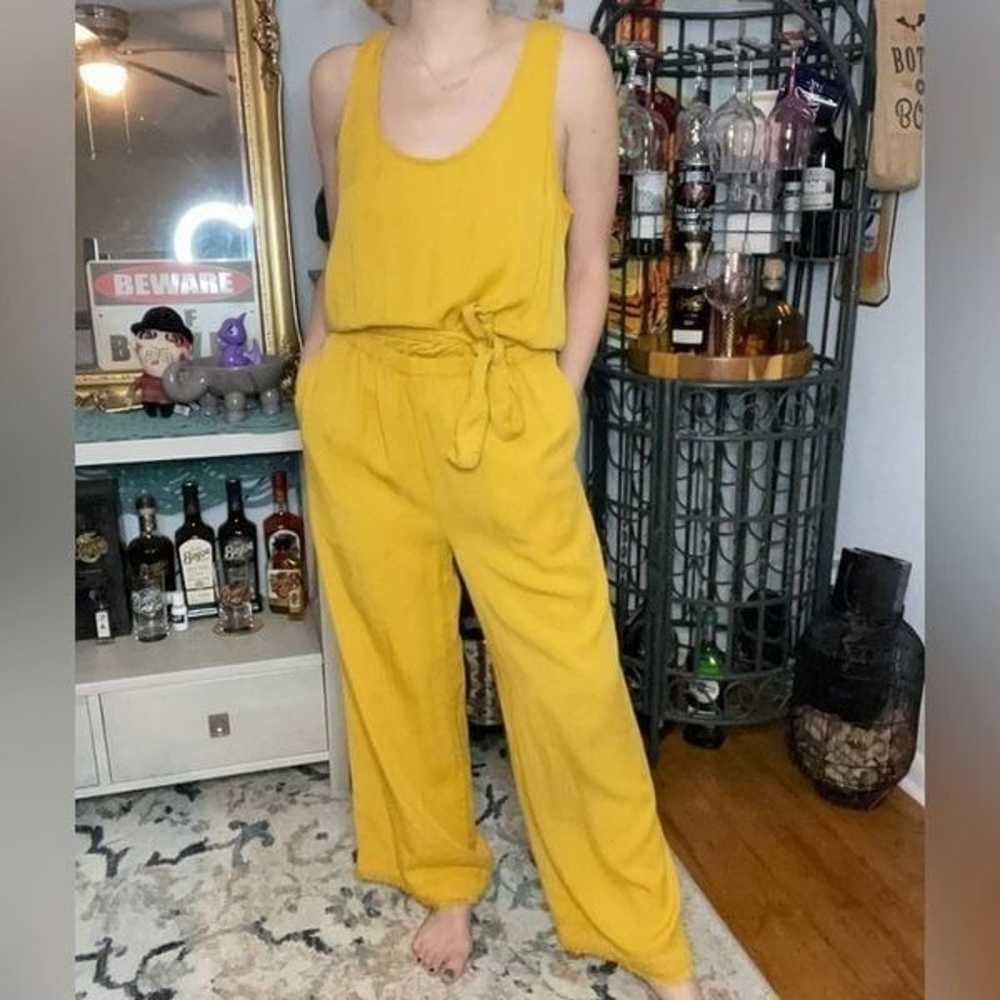 C&C California Relaxed Yellow Jumpsuit Romper - image 3