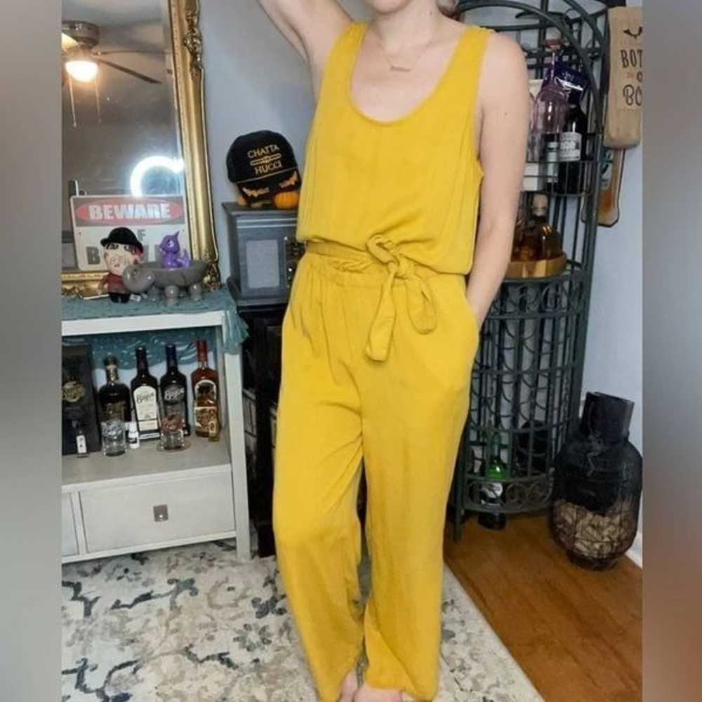 C&C California Relaxed Yellow Jumpsuit Romper - image 4