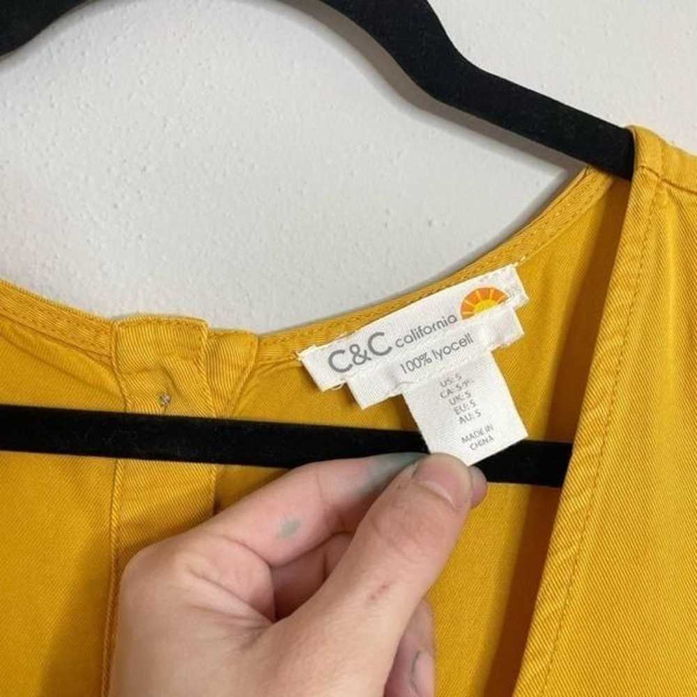 C&C California Relaxed Yellow Jumpsuit Romper - image 7