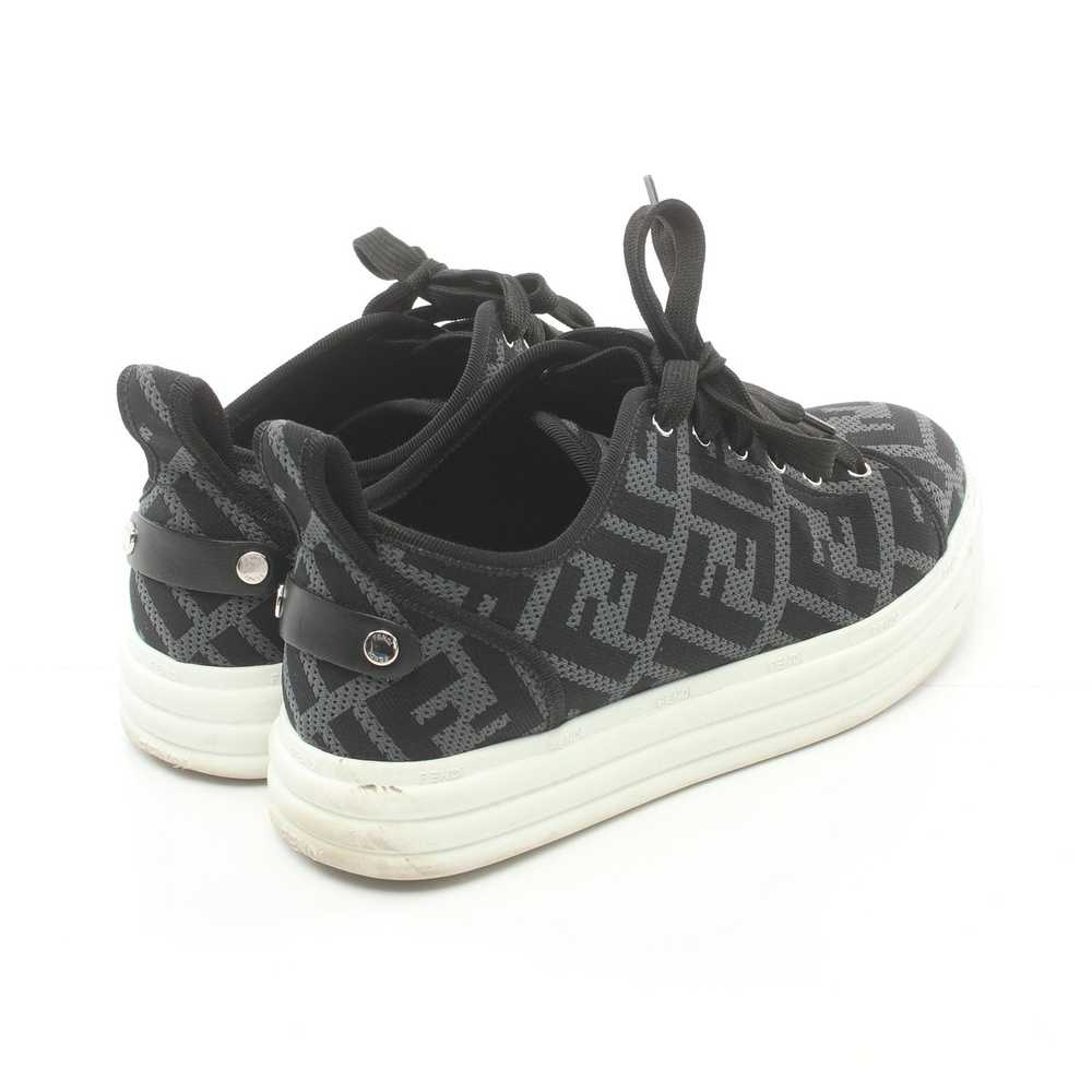 Fendi Zucca Sneakers Fabric Gray Black - image 2