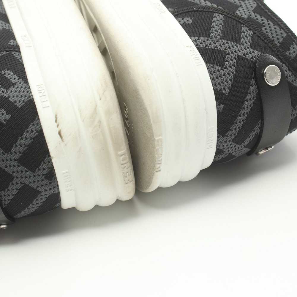 Fendi Zucca Sneakers Fabric Gray Black - image 6