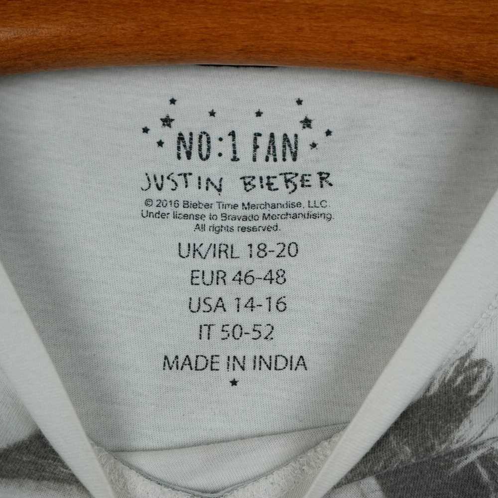 Band Tees × Rap Tees × Vintage 2016 Justin Bieber… - image 5