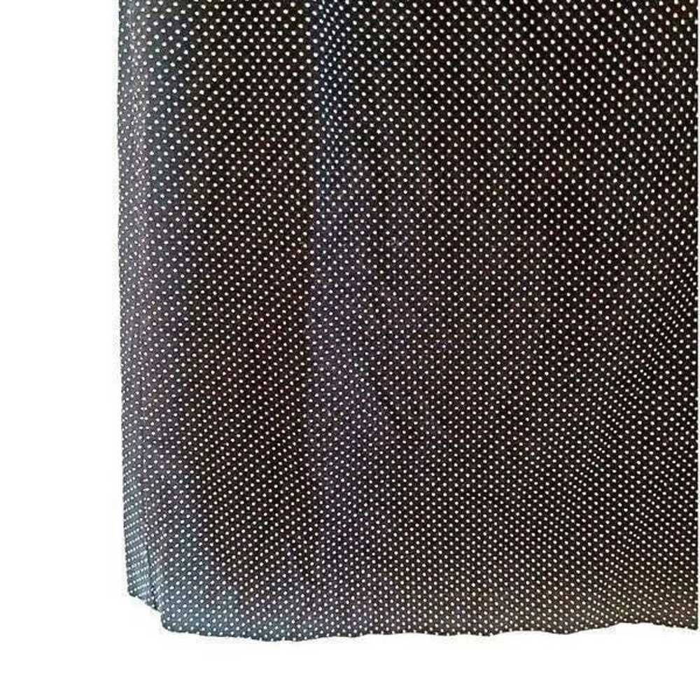 NY & Co Women's Black & White Mini Polka-dot Rayo… - image 5