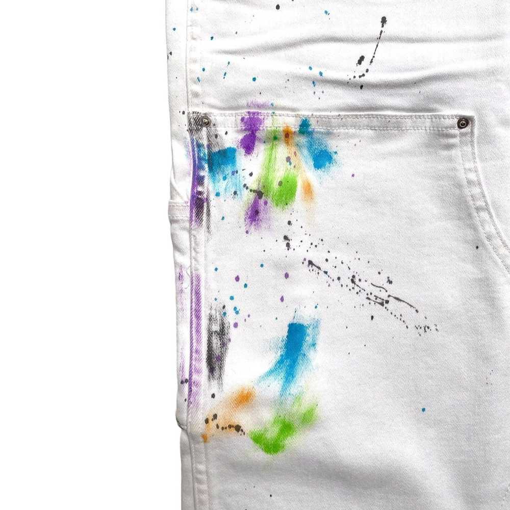 Amiri Amiri Paint Splatter Workmans Jeans White - image 3