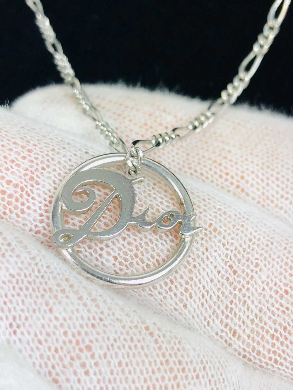 Dior Dior cursive logo necklace - image 2