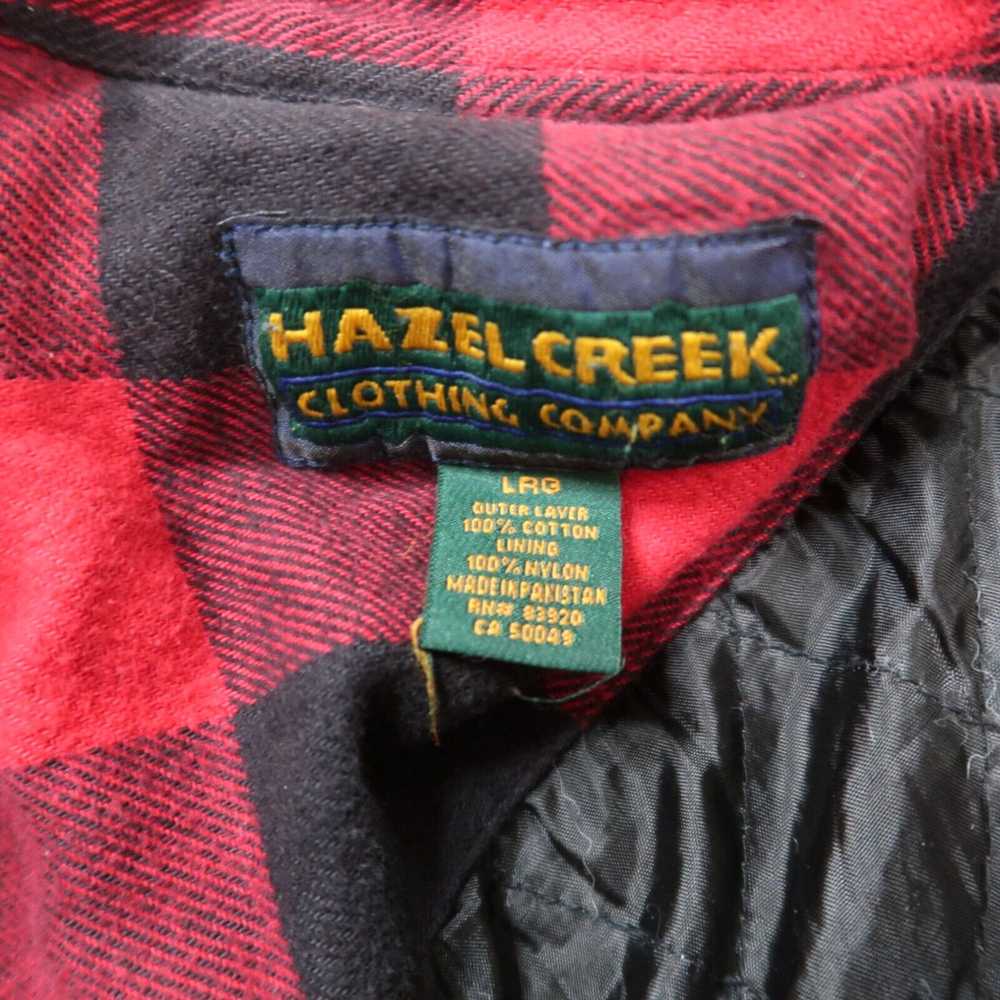 Vintage Hazel Creek Quilted Lined Flannel Plaid M… - image 3