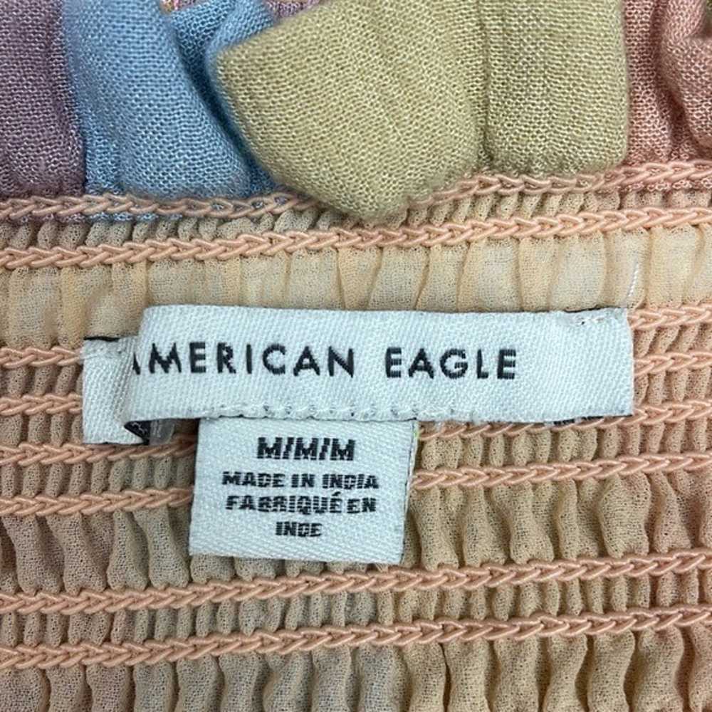 American Eagle Striped Pride Smocked Bodycon Stre… - image 7