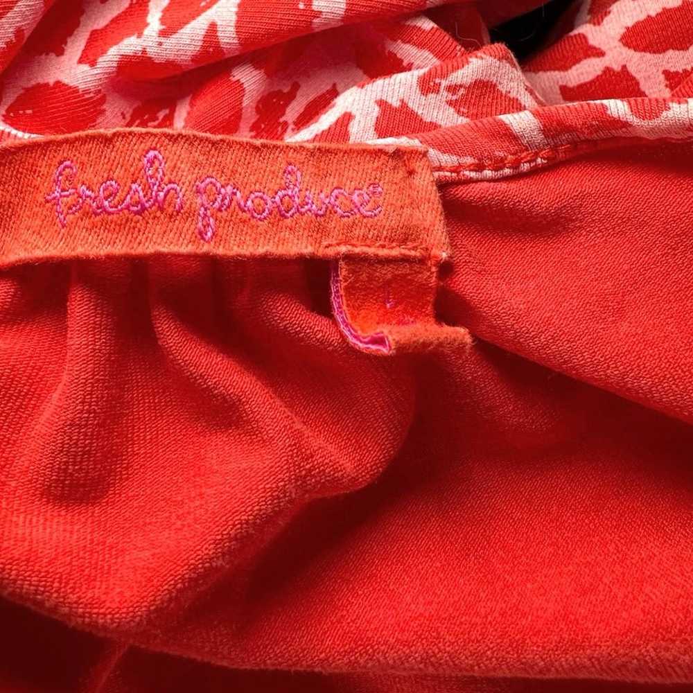 Fresh Produce Emma Dress Cap Sleeves V-Neck Flora… - image 5