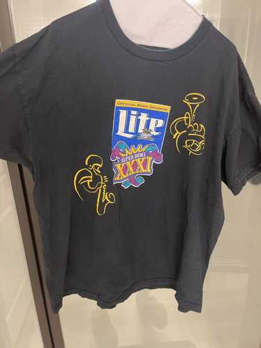 Vintage Super Bowl 31 Vinatage Miller alone Shirt
