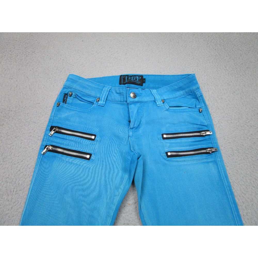 Trippen Tripp Jeans Womens 5 Blue Skinny Cyber Go… - image 2