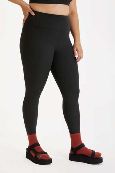 Girlfriend Collective Black RIB High-Rise Legging