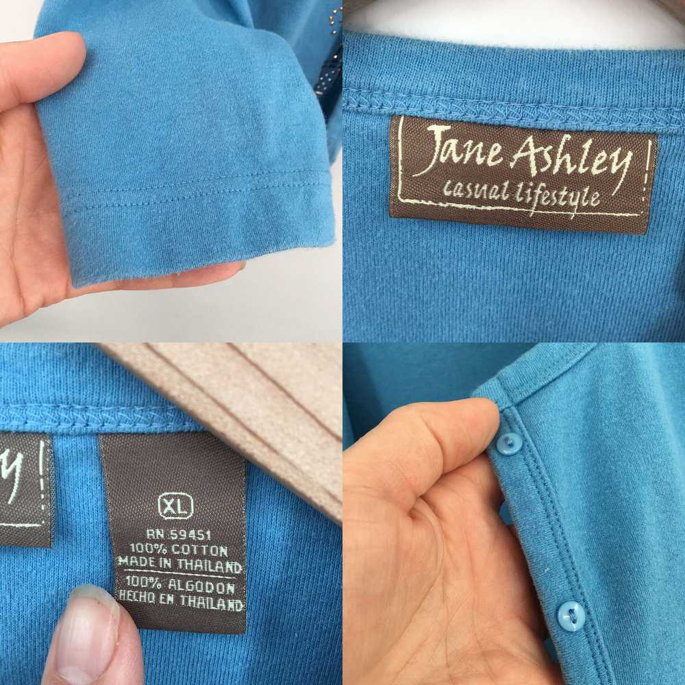 Vintage VTG Jane Ashley button front cardigan lon… - image 4