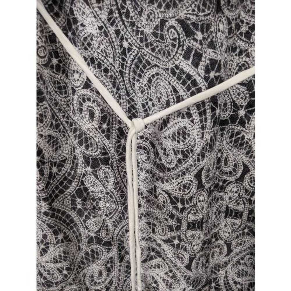 Aritzia Wilfred Women's Black and White Patterned… - image 7