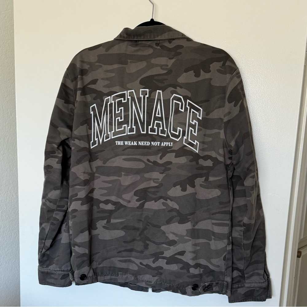 Rare Men's MENACE Army Jacket - Size Large - image 2
