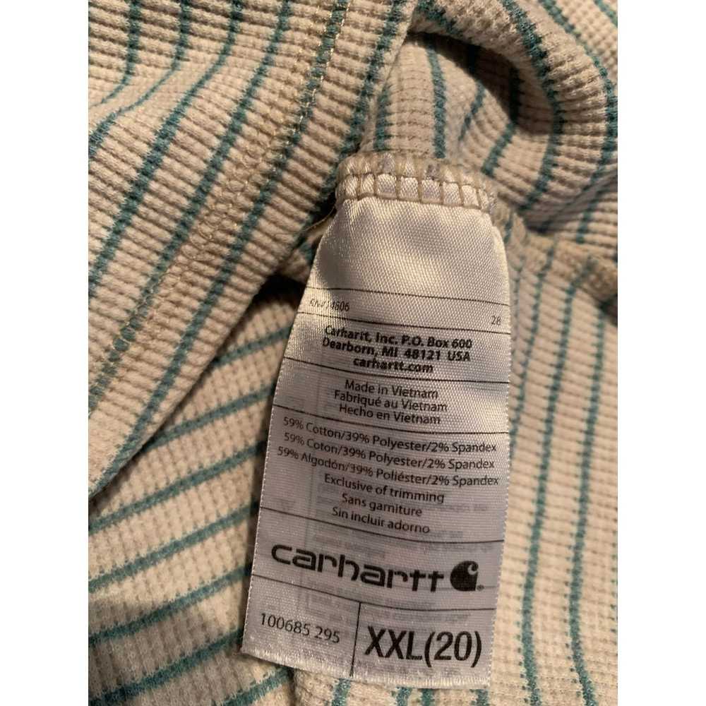 Carhartt Carhartt waffle knit long sleeve striped… - image 5