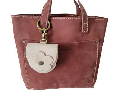 Portland Leather Lotus Mini Zip Crossbody Bag Bun… - image 1