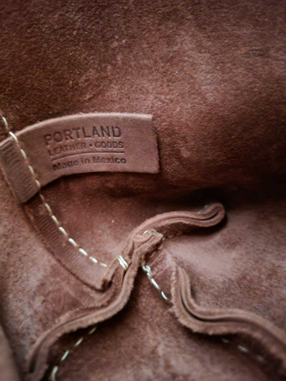 Portland Leather Lotus Mini Zip Crossbody Bag Bun… - image 3