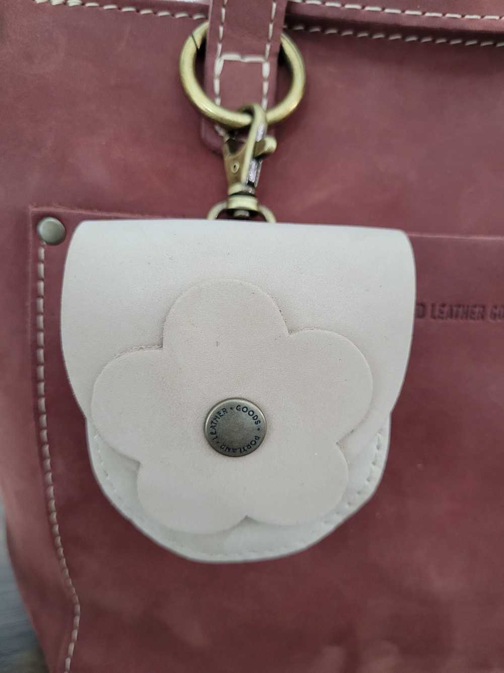Portland Leather Lotus Mini Zip Crossbody Bag Bun… - image 7