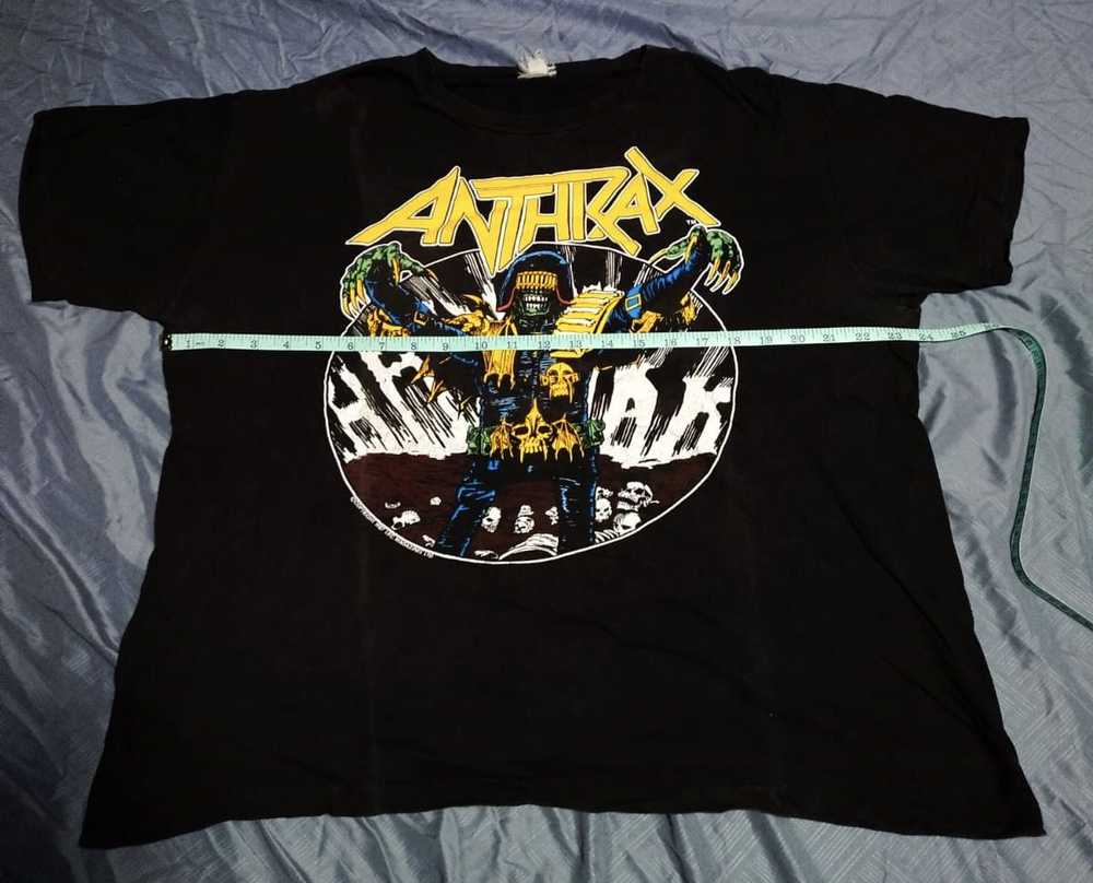 Band Tees × Made In Usa × Vintage Anthrax among t… - image 1