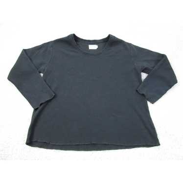 Vintage PACT Shirt Womens XL Black Waffle Thermal… - image 1