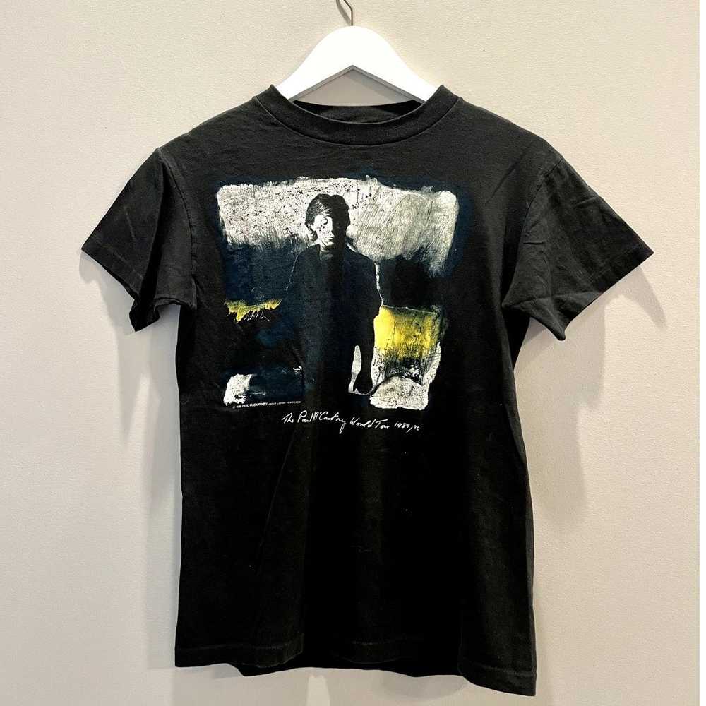 Brockum Vintage Paul Mccartney T-Shirt 1989 Tour … - image 1