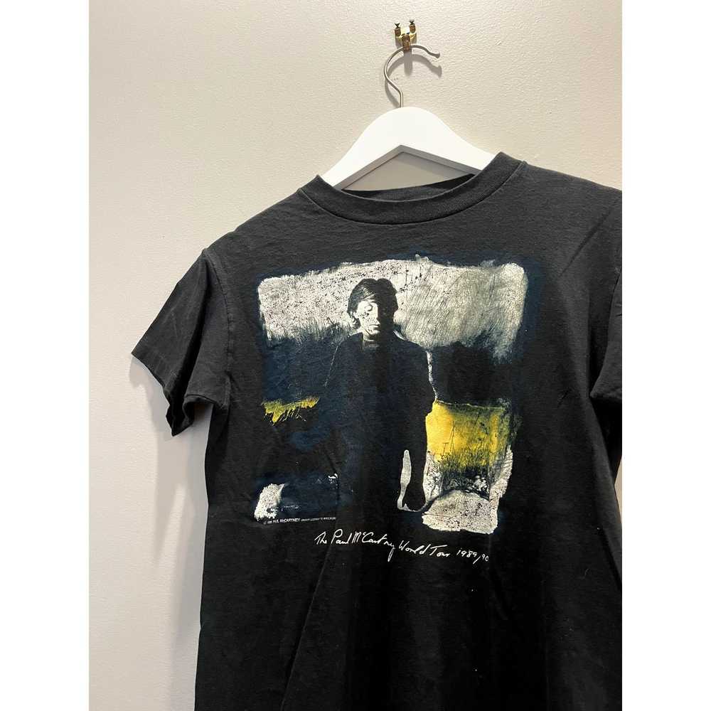 Brockum Vintage Paul Mccartney T-Shirt 1989 Tour … - image 2