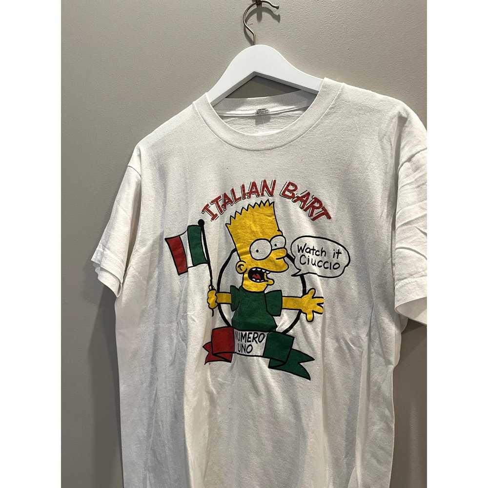 Screen Stars Vintage Italian Bart Simpson T-Shirt… - image 2