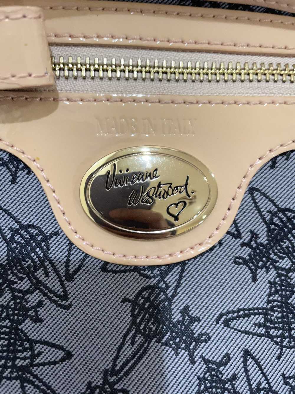 Vivienne Westwood Patent Leather Chain Flap Bag - image 4