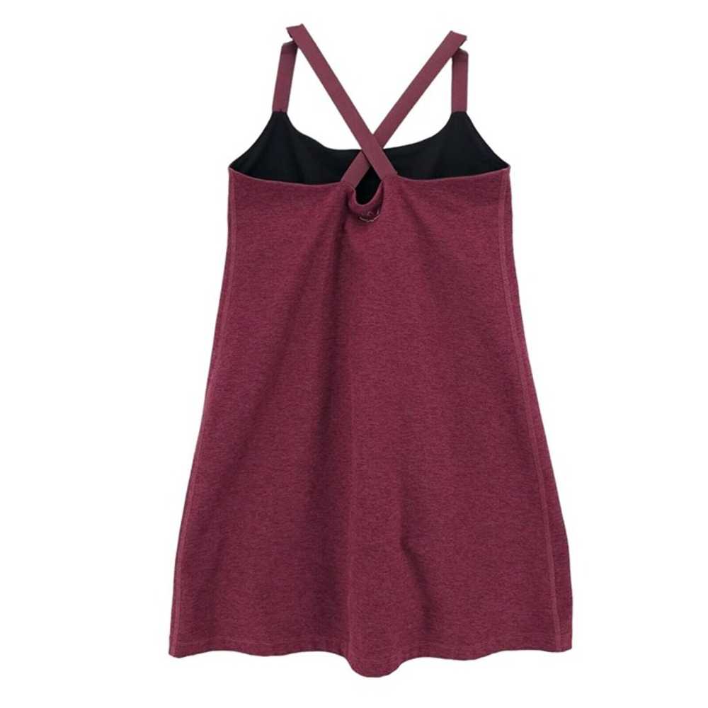 BEYOND YOGA Spacedye Move It Dress Maroon Red Str… - image 2