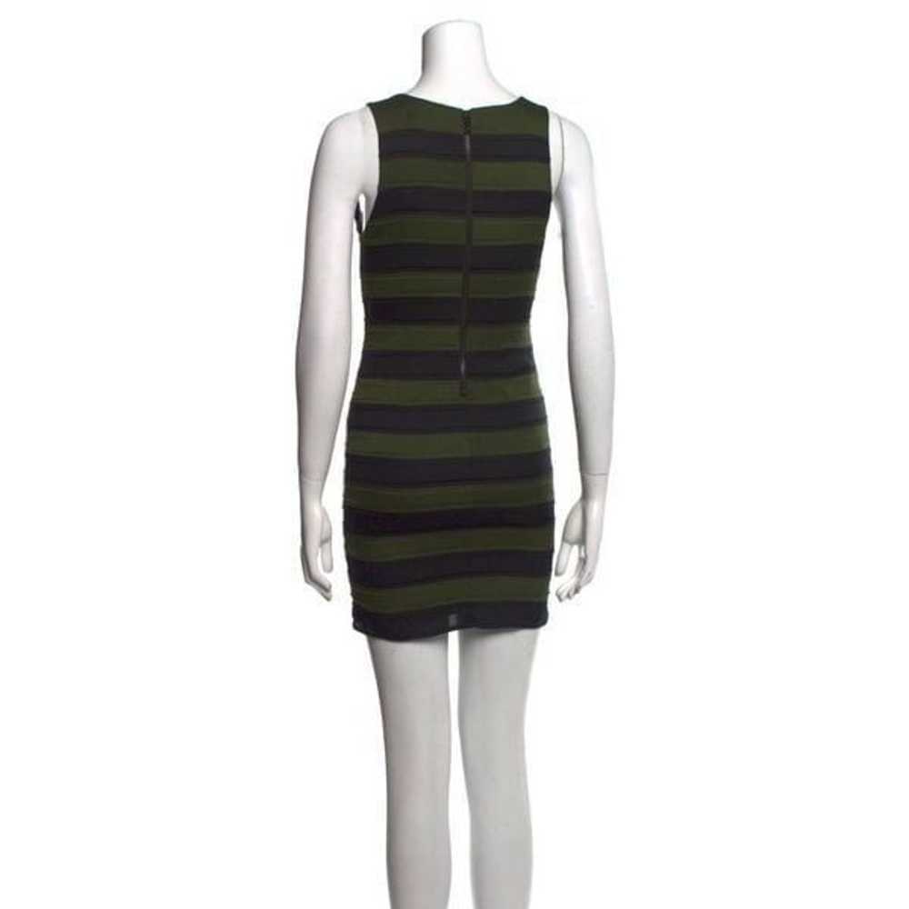 alice olivia womens green black striped Silk tank… - image 3