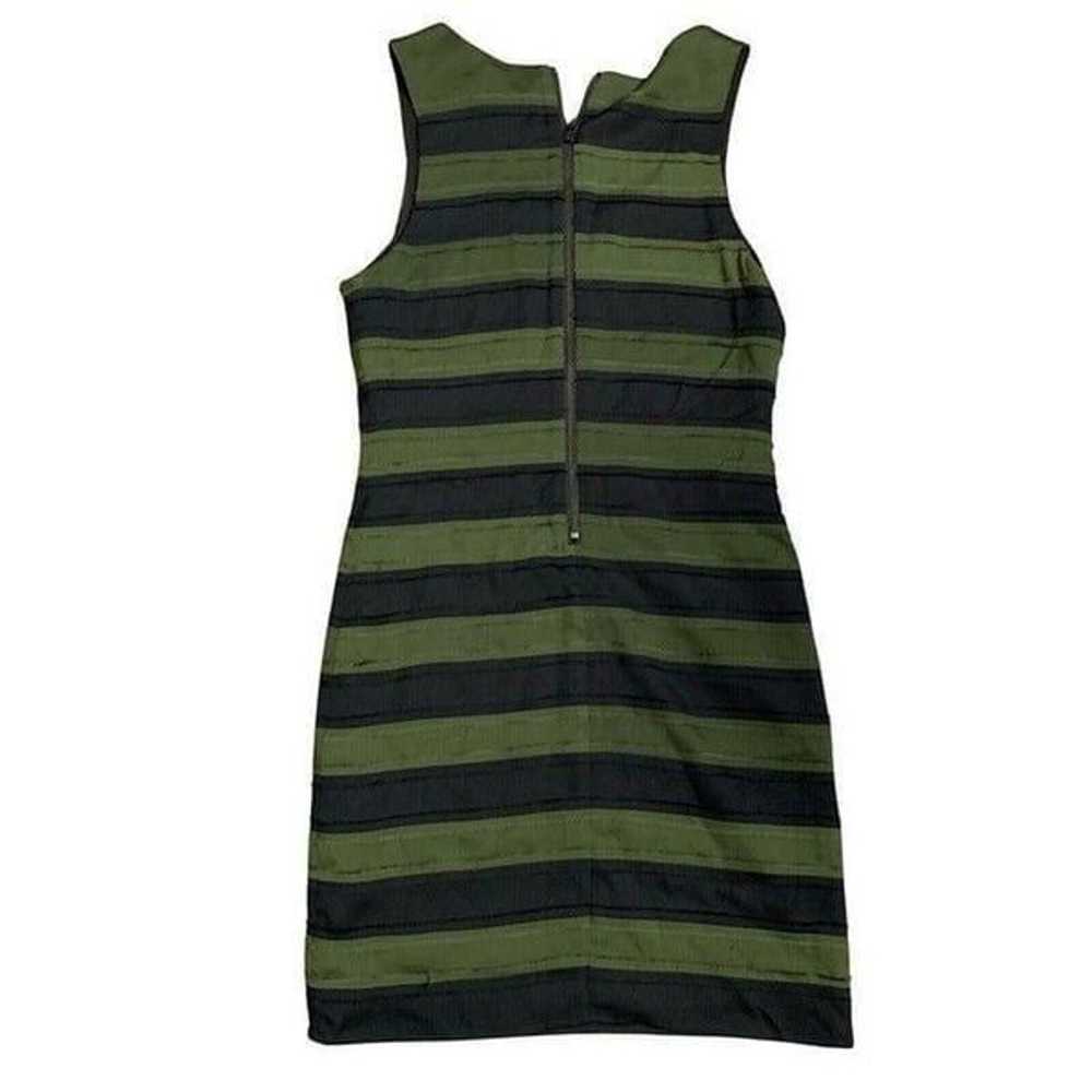 alice olivia womens green black striped Silk tank… - image 5