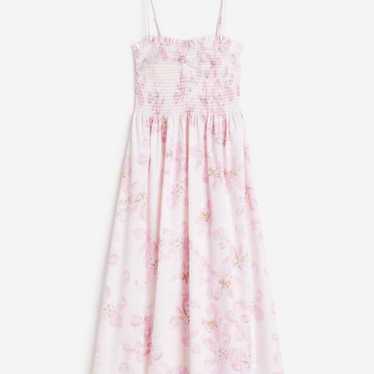 women’s floral light pink dress