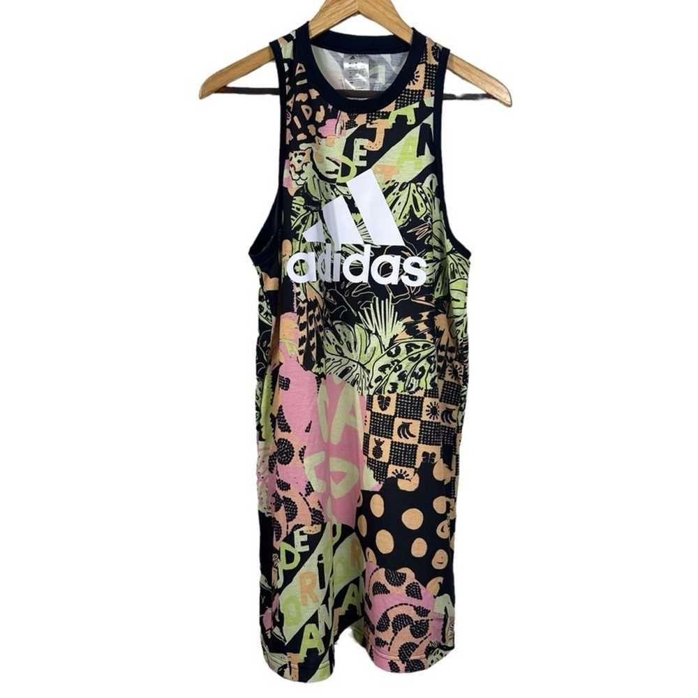 Adidas x Farm Rio Tank Top Dress Size Small - image 3