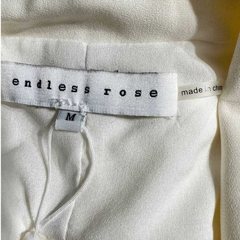 Endless Rose Collared Open Back Mini Dress White … - image 7