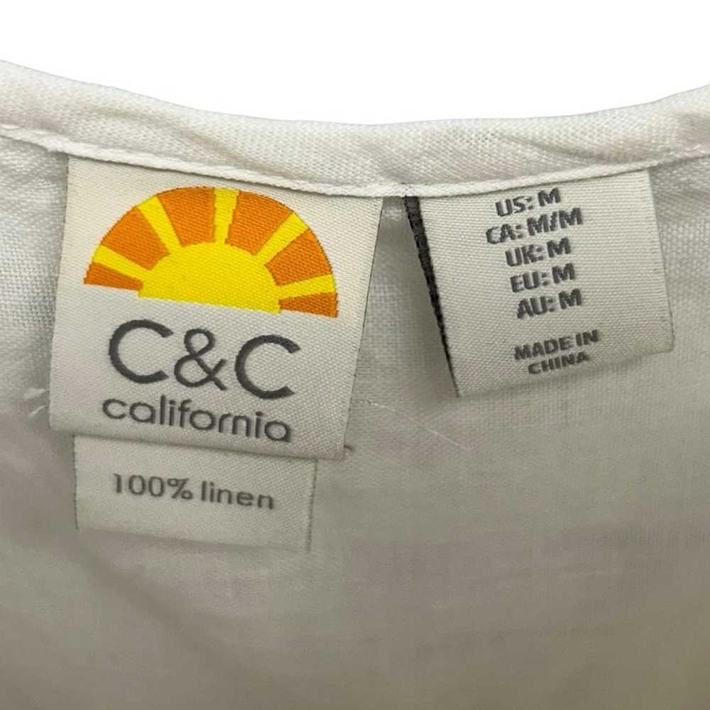 C&C California Cream with Blue & Pink Stripes 100… - image 3