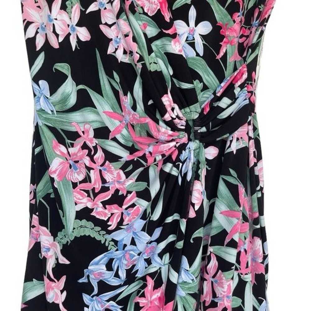 Tommy Bshama Faux Wrap Tropical Floral Dress Size… - image 3