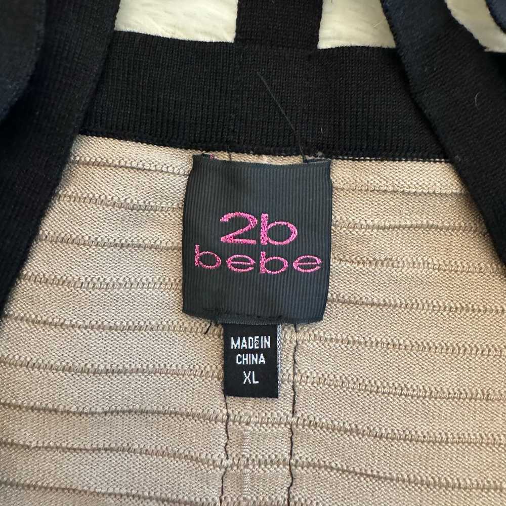 2B Bebe V-Neck Bodycon Bandage Dress XL NWOT - image 3