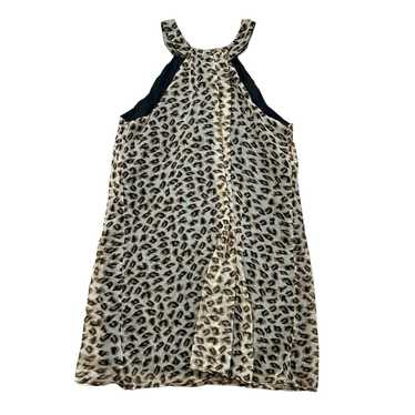 Vintage A Wild Thyme Leopard Print Swing Dress Plu